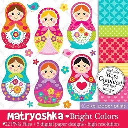 Kit Imprimible  Mamuhskas 22 Png - 8 Fondos
