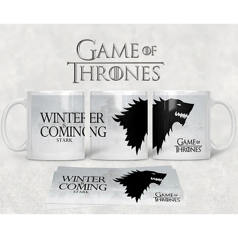 Kit Diseños Plantillas Tazas Game Of Thrones Sublimación M3