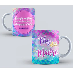 Diseños Plantillas Para Tazas Día De La Madre Sublimación M1