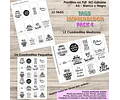 Kit Imprimible Tags Emprendedor Mega Pack + 50 Modelos