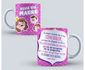 Diseños Plantillas Para Tazas Día De La Madre Sublimación M1