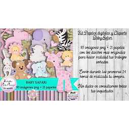 Papeles Fondos Y Cliparts Imagenes Png Baby Safari