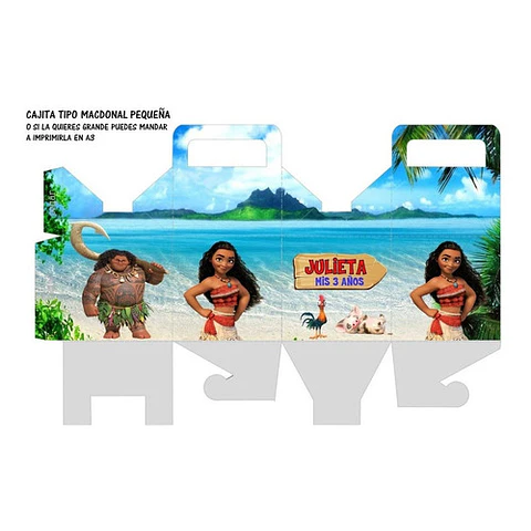 Kit Imprimible Candy Bar Moana El Mas Completo