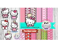 Hello Kitty Papeles Y Cliparts Png  Kit Imprimible