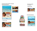 Kit Imprimible Candy Bar Moana El Mas Completo