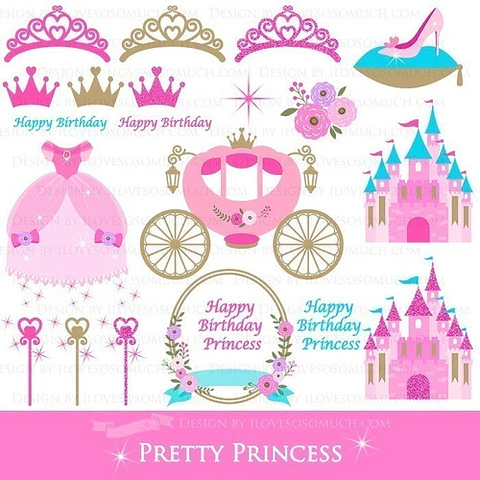 Cliparts Png Y Papeles Digitales Princesas En Rosa M18