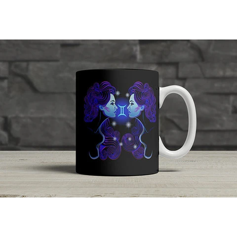 Diseños Plantillas Tazas Signos Del Zodiaco Sublimación M3
