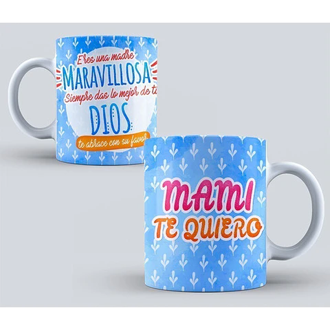 Diseños Plantillas Para Tazas Día De La Madre Sublimación M1