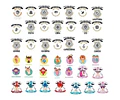 Plantillas + Vectores Zodiacales Para Tazas Y Remeras