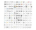 Pack 2465 Vectores Tuning Tribales Tatoo Estampar Y Ploteado
