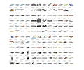 Pack 2465 Vectores Tuning Tribales Tatoo Estampar Y Ploteado
