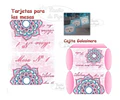 Kit Imprimible Mandala Rosa Editable