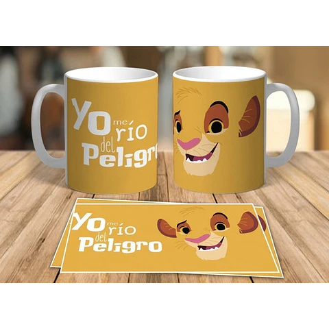 38 Plantillas Sublimación Tazas Infantiles - El Rey León
