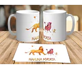 38 Plantillas Sublimación Tazas Infantiles - El Rey León