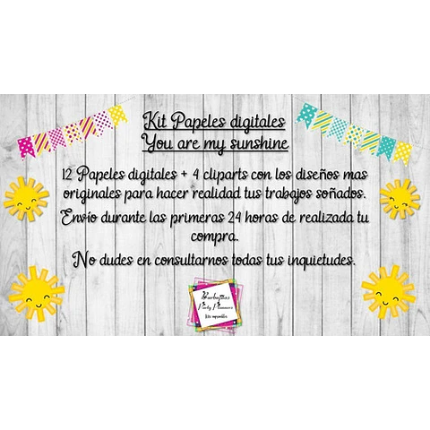 Papeles You Are My Sunshine