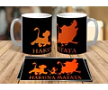 38 Plantillas Sublimación Tazas Infantiles - El Rey León