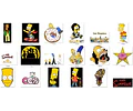 Pack 200+ Diseños Multiuso De Los Simpsons Sublimacion Y +
