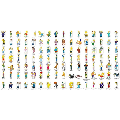 Pack 200+ Diseños Multiuso De Los Simpsons Sublimacion Y +