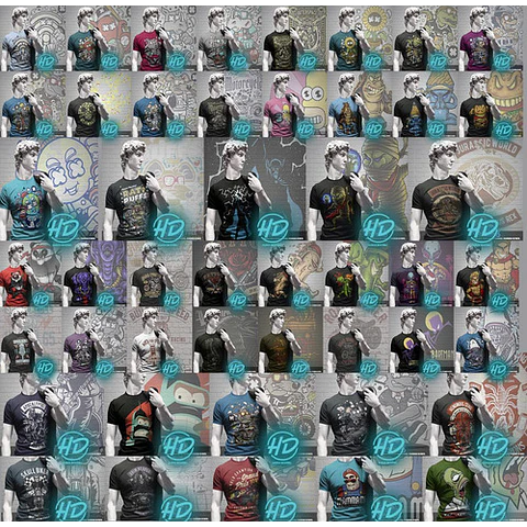 Pack + 30000 Vectores Premium De Remeras Sublimar Serigrafía