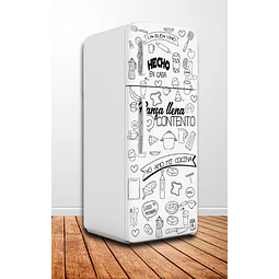 300 Vectores Diseños Heladera Pack 1º