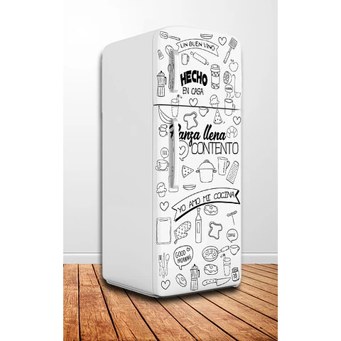 300 Vectores Diseños Heladera Pack 1º