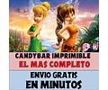 Kit Imprimible Candy Bar Tinker Bell El Mas Completo