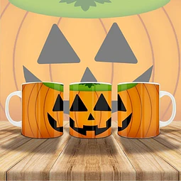 16 Plantillas Sublimación Tazas - Halloween #2 / Editables