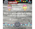 Pack Imágenes Hd Clipart Helados Heladitos Verano Caperuza
