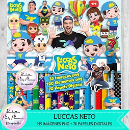 Papeles Digitales Y Cliparts Png Luccas Neto Kit