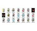 Plantillas Sublimación Remeras - Fútbol Argentino Leyendas