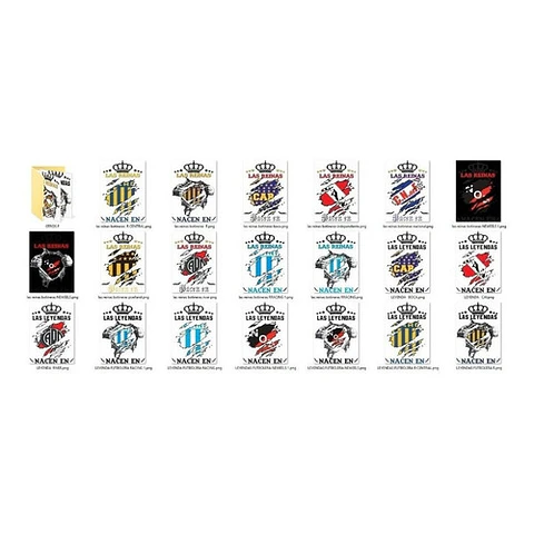 Plantillas Sublimación Remeras - Fútbol Argentino Leyendas