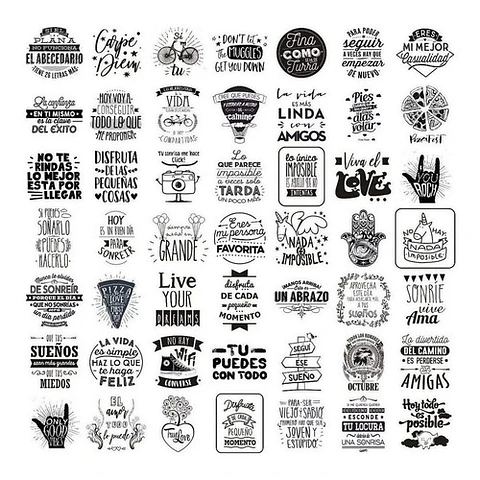 +5000 Vectores Frases Para Sublimación Vinilo Serigrafía Etc