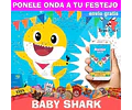 Kit Imprimible Baby Shark Mod 2 Completo Editable