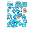 Kit Imprimible Baby Shark Mod 2 Completo Editable