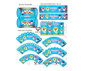 Kit Imprimible Baby Shark Mod 2 Completo Editable