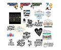 1500 Vectores Frases: Vinilos Sublimacion Tazas Plotter