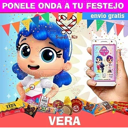 Kit Imprimible Vera Y El Reino Arcoiris Editable