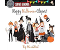 Pack Imagenes Clipart Terror Feliz Halloween + Regalo A1