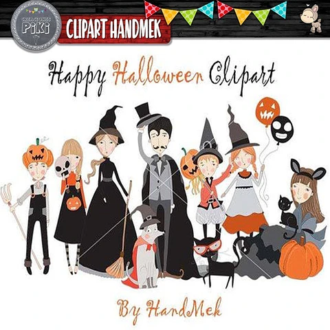 Pack Imagenes Clipart Terror Feliz Halloween + Regalo A1