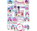 Kit Imprimible Vera Y El Reino Arcoiris Editable