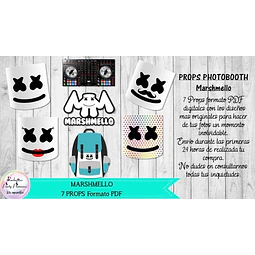 Dj Marshmello - 7 Props Photobooth Pdf
