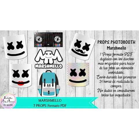 Dj Marshmello - 7 Props Photobooth Pdf