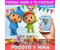 Kit Imprimible Pocoyo Y Nina Editable