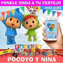 Kit Imprimible Pocoyo Y Nina Editable