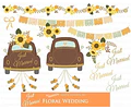 Cliparts Png Y Papeles Digitales Casamiento Floral M10