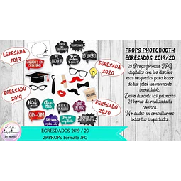 Egresados Egresadas - 29 Props Photobooth Jpg