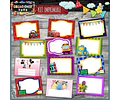 Kit Imprimible Vuelta Al Cole Etiquetas Escuela Colegio Full