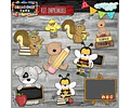 Kit Imprimible Vuelta Al Cole Etiquetas Escuela Colegio Full