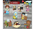 Kit Imprimible Vuelta Al Cole Etiquetas Escuela Colegio Full