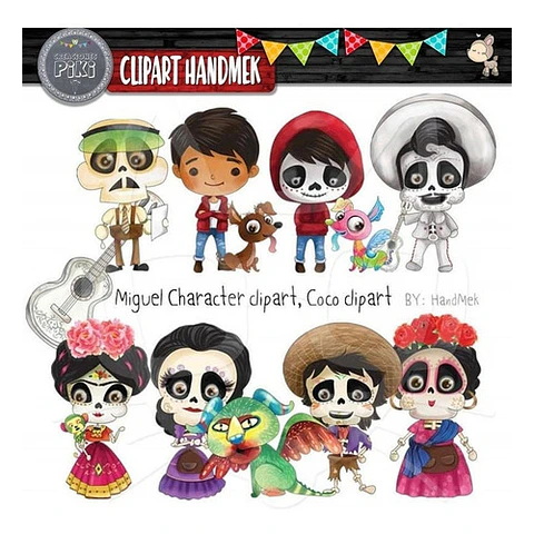 Pack Imagenes Pelicula Coco Miguel Mexicanos + Regalo A1